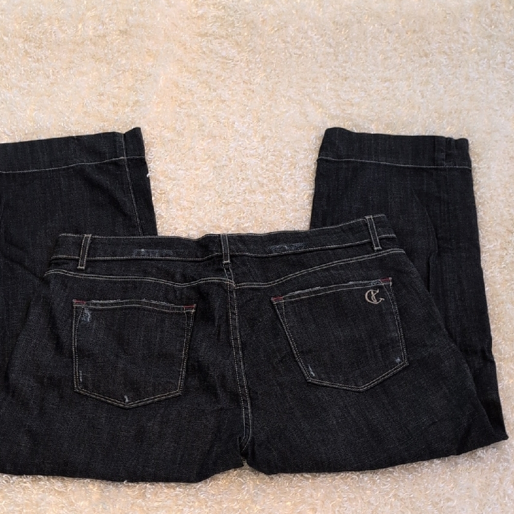 Stylish COOKIE JOHNSON Jean Crop Size 34 - Picture 3 of 3